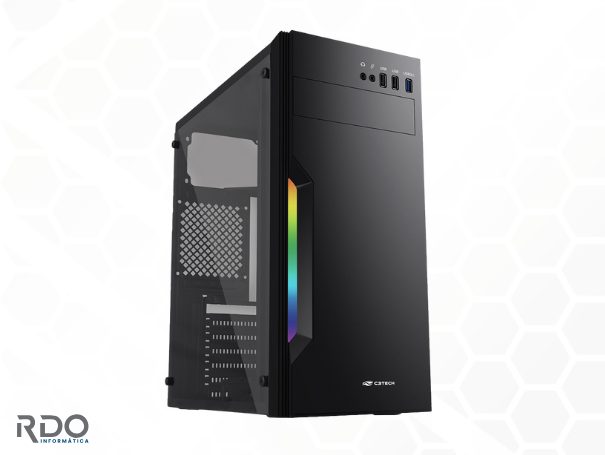 Gabinete Gamer C3 Tech com LED RGB G210BK