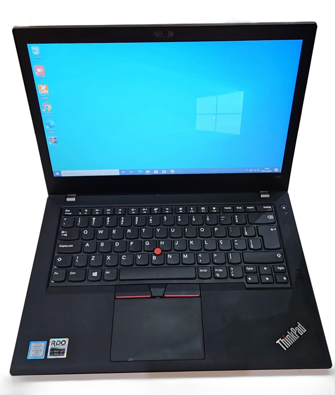 Notebook Lenovo T480 - (I5 8ª - 16GB RAM - SSD 256GB)