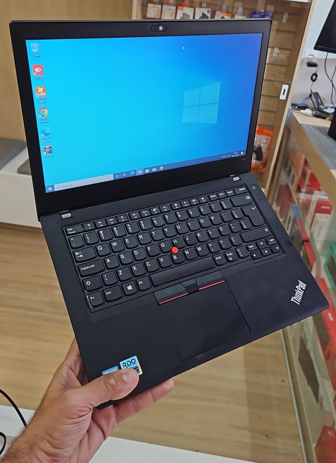 Notebook Lenovo T480 - (I5 8ª - 16GB RAM - SSD 256GB)
