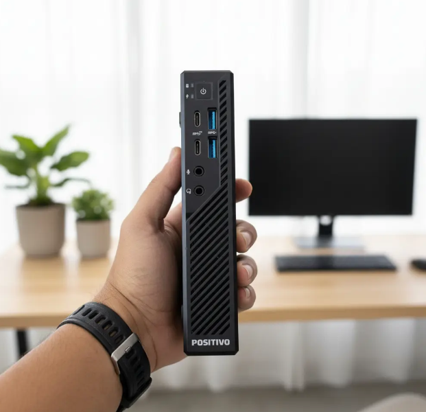 Mini PC Positivo Master C6400 - I3 8ª -RAM 8 GB DDR4 - SSD 120 GB