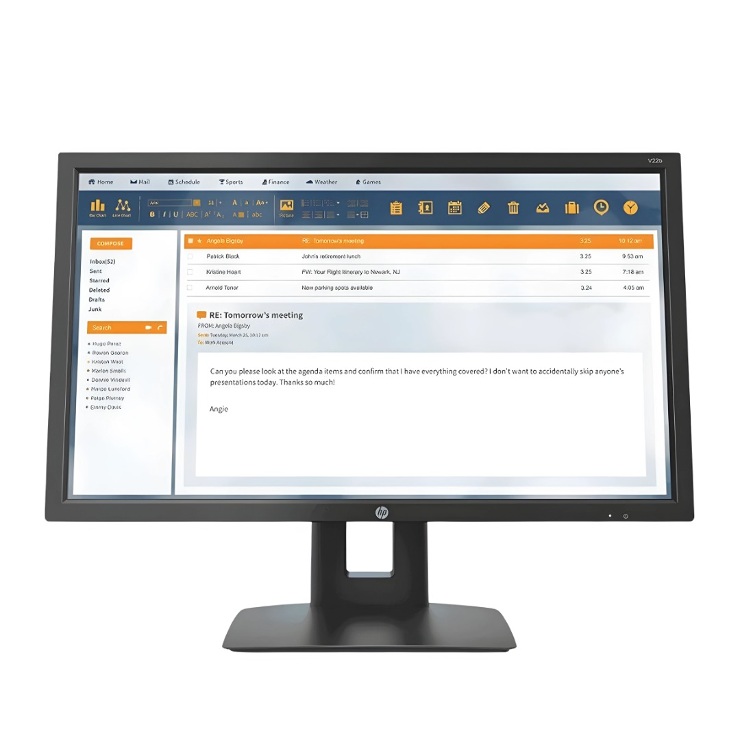 Monitor HP V22b Monitor 22" polegadas – 22” Full HD IPS LED