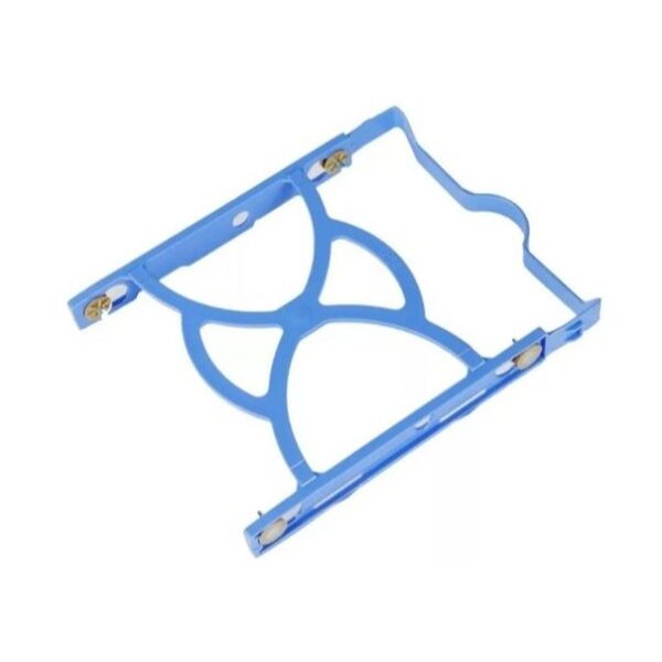 Suporte Gaveta para HD 3.5" Desktop - Suporte Plástico HDD Cage Bracket Azul - Montagem Fácil