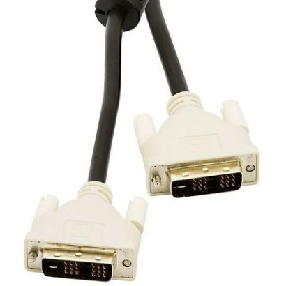 Cabo DVI Macho x DVI Macho para Monitor PC Full HD Alta Qualidade Conexão Digital