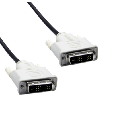 Cabo DVI Macho x DVI Macho para Monitor PC Full HD Alta Qualidade Conexão Digital