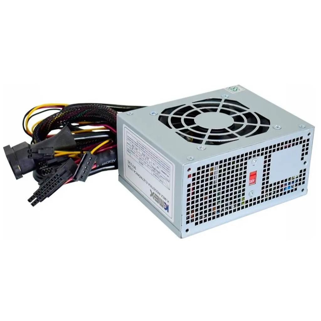 Fonte ATX 200W K-Mex PP-200RNG Bivolt para PC Desktop com Cooler Silencioso