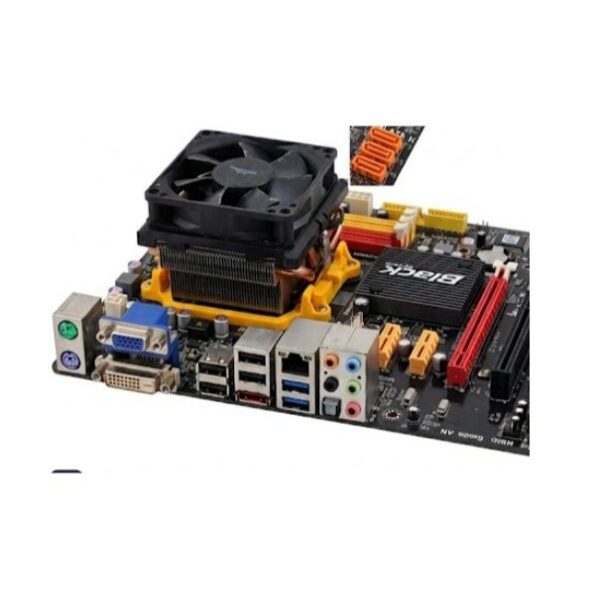 Kit Placa Mãe ECS Black Series com Processador AMD Phenom II e Cooler