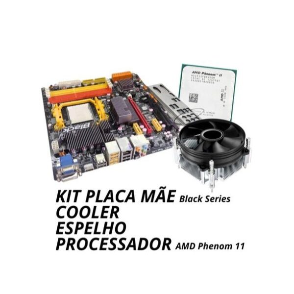 Kit Performance ECS Black Series + AMD Phenom II + Cooler CPU