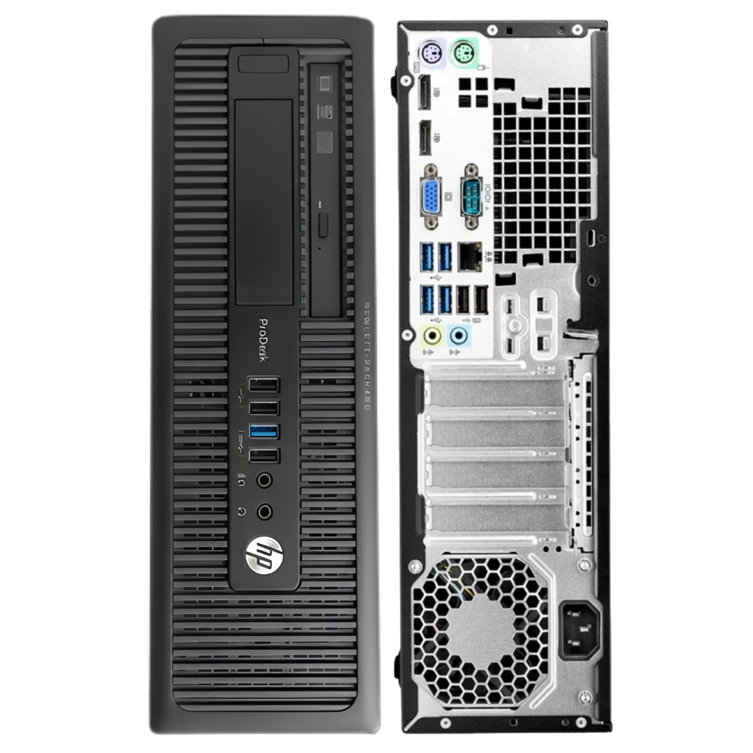 PC HP Slim SFF Completo + Monitor 19" + Kit teclado & mouse (i5 7a + 08gb + ssd 240gb)