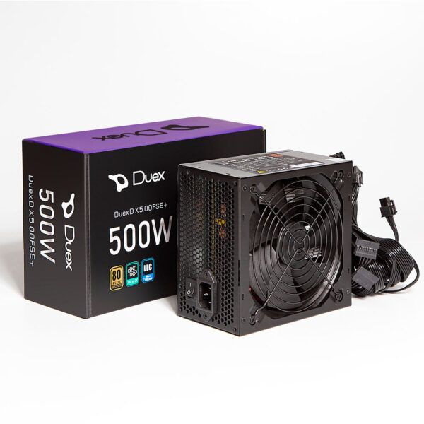 Fonte Duex 500FSE+ - 500W - 80 plus bronze
