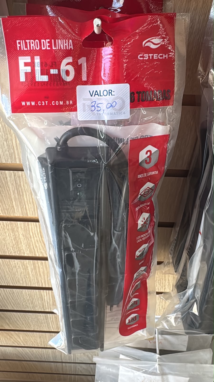Filtro de Linha C3Tech FL61 6T