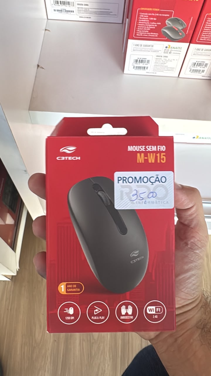 Mouse Sem Fio C3Tech M-W90