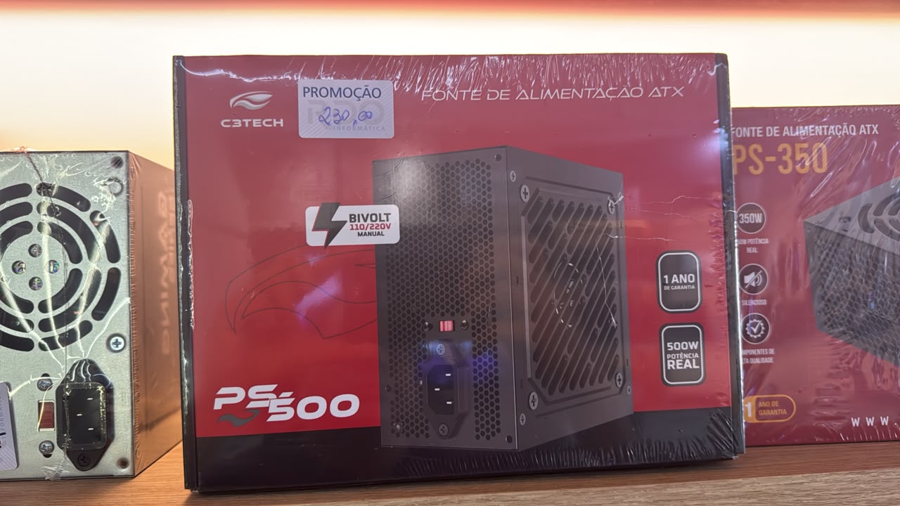 Fonte ATX PS-500 C3Tech