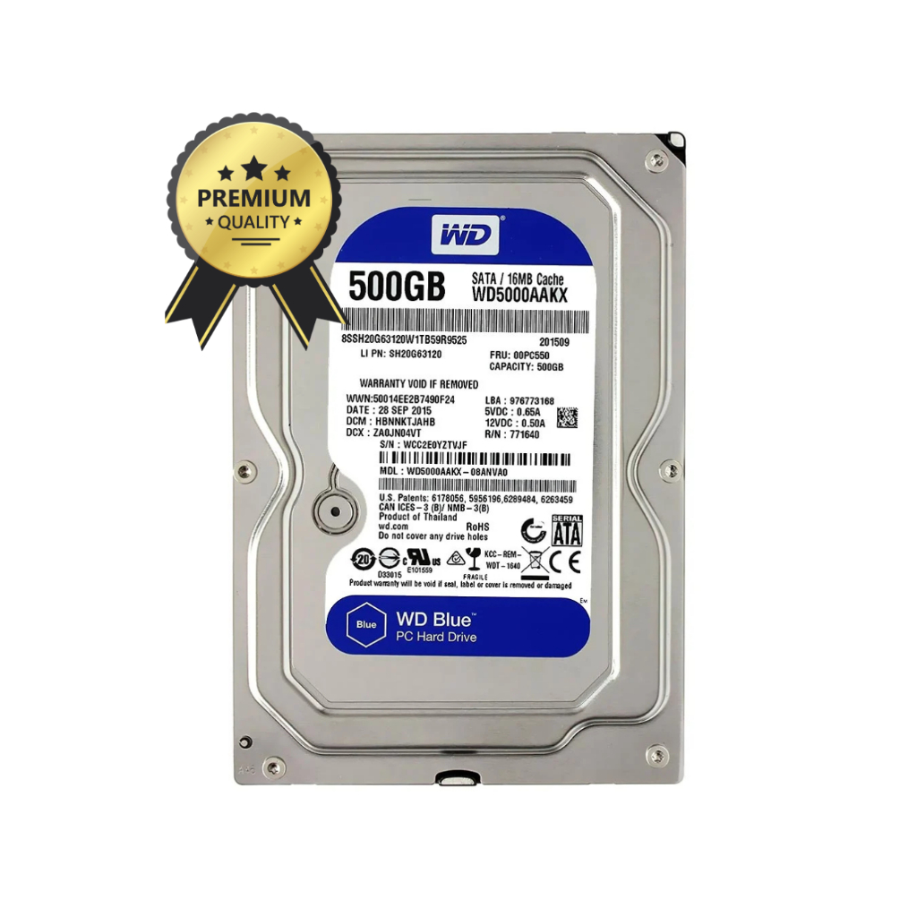 HD WD Blue 500GB SATA 3,5" PARA DESKTOP
