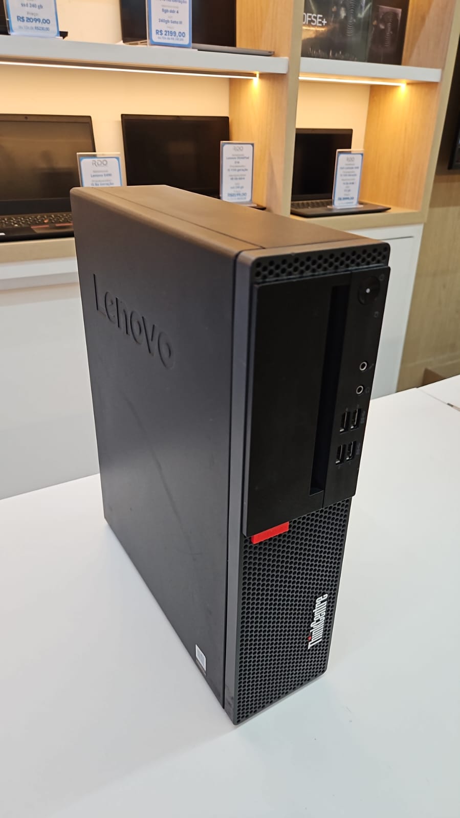 PC Lenovo M70S SFF - I3 7ª - 08GB RAM DDR4 - SSD 120GB