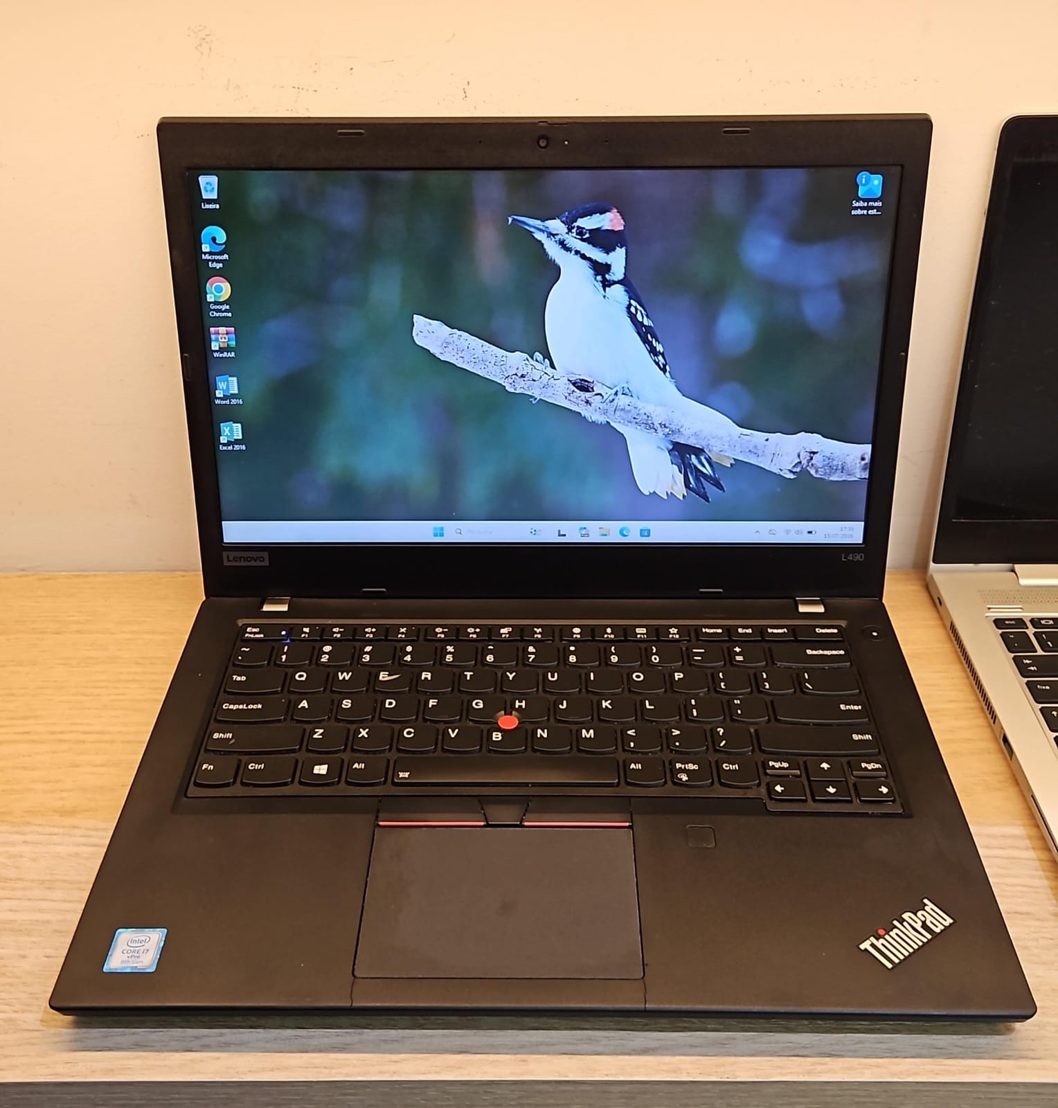Notebook Lenovo L490 (I7 8ª - 16GB RAM - SSD 480GB)