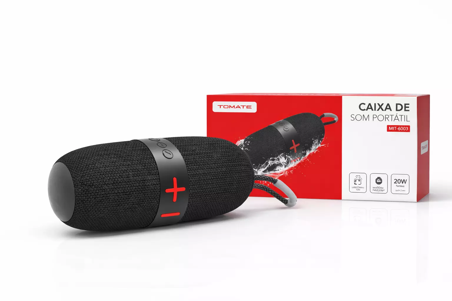 Caixa de Som Portátil MTS-6003 TOMATE