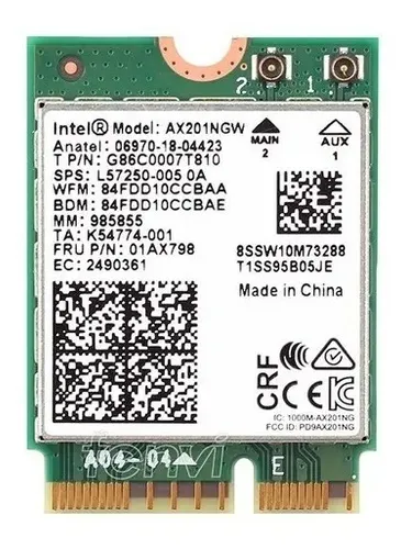 Placa WiFi AX201NGW
