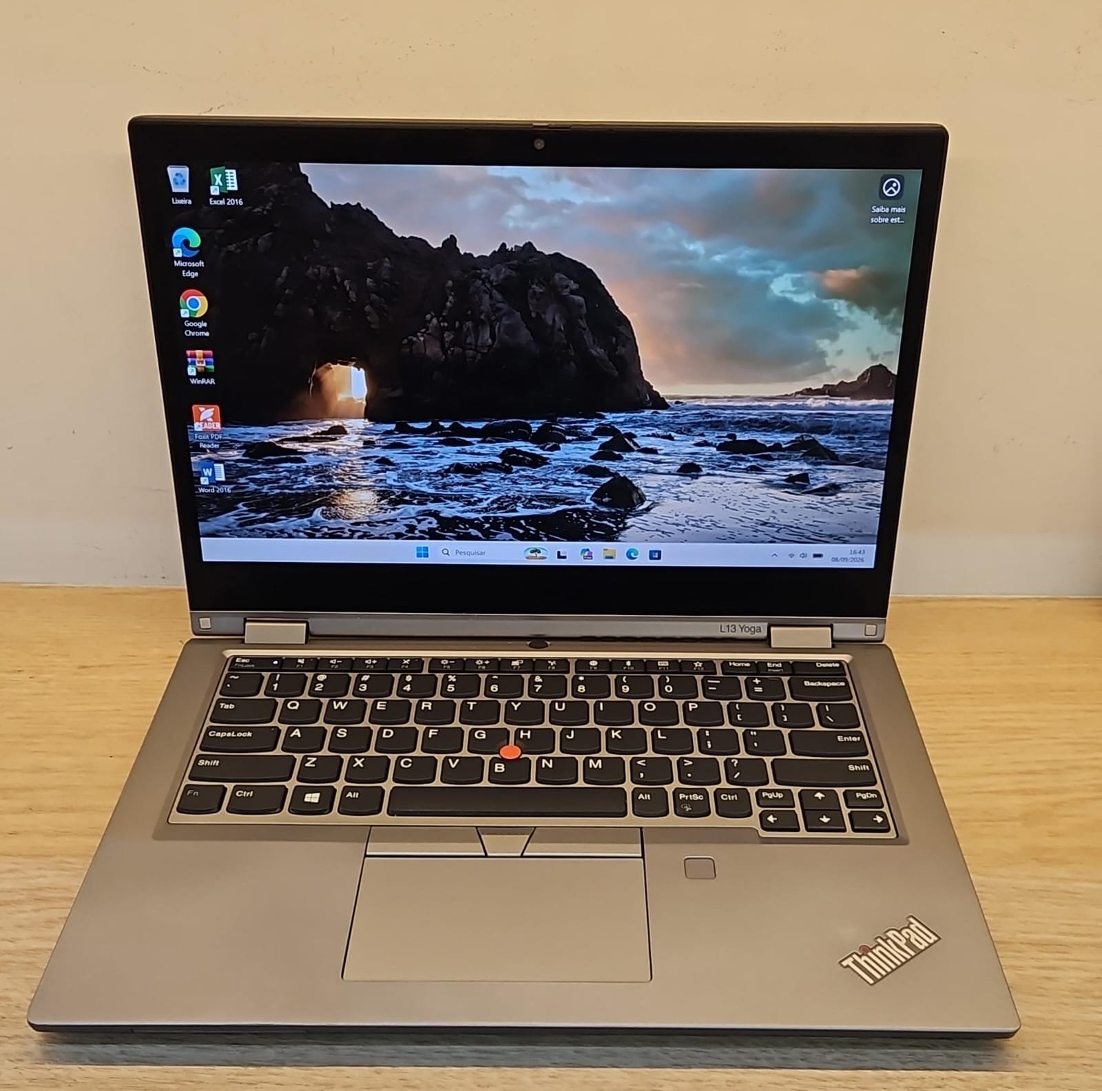 Notebook Lenovo ThinkPad L13 YOGA (I5 10ª - 16GB RAM DDR4 - SSD 256GB) TOUCHSCREEN