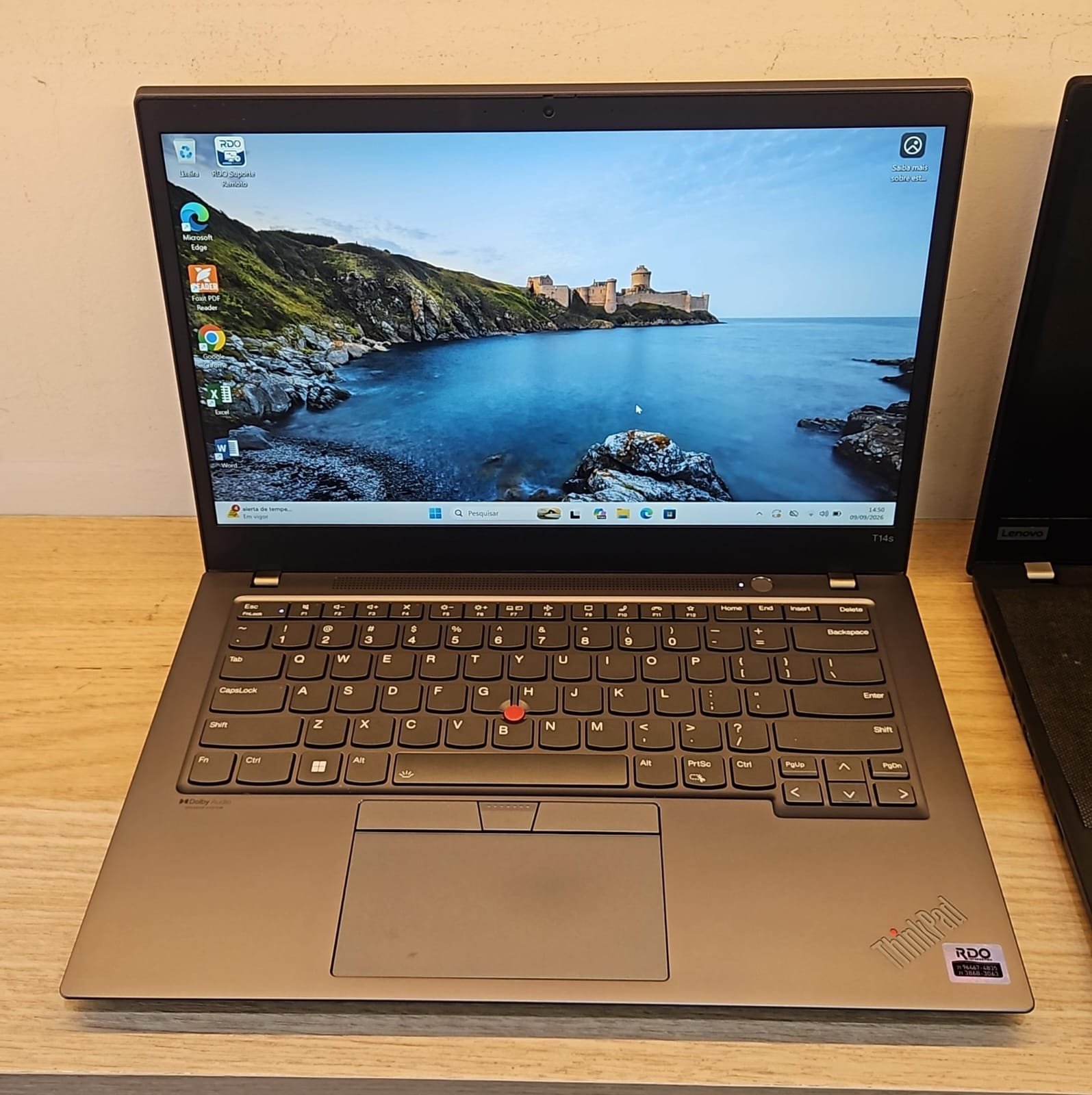 Notebook Lenovo ThinkPad T14S (I5 11ª - 08GB RAM - SSD 256GB)