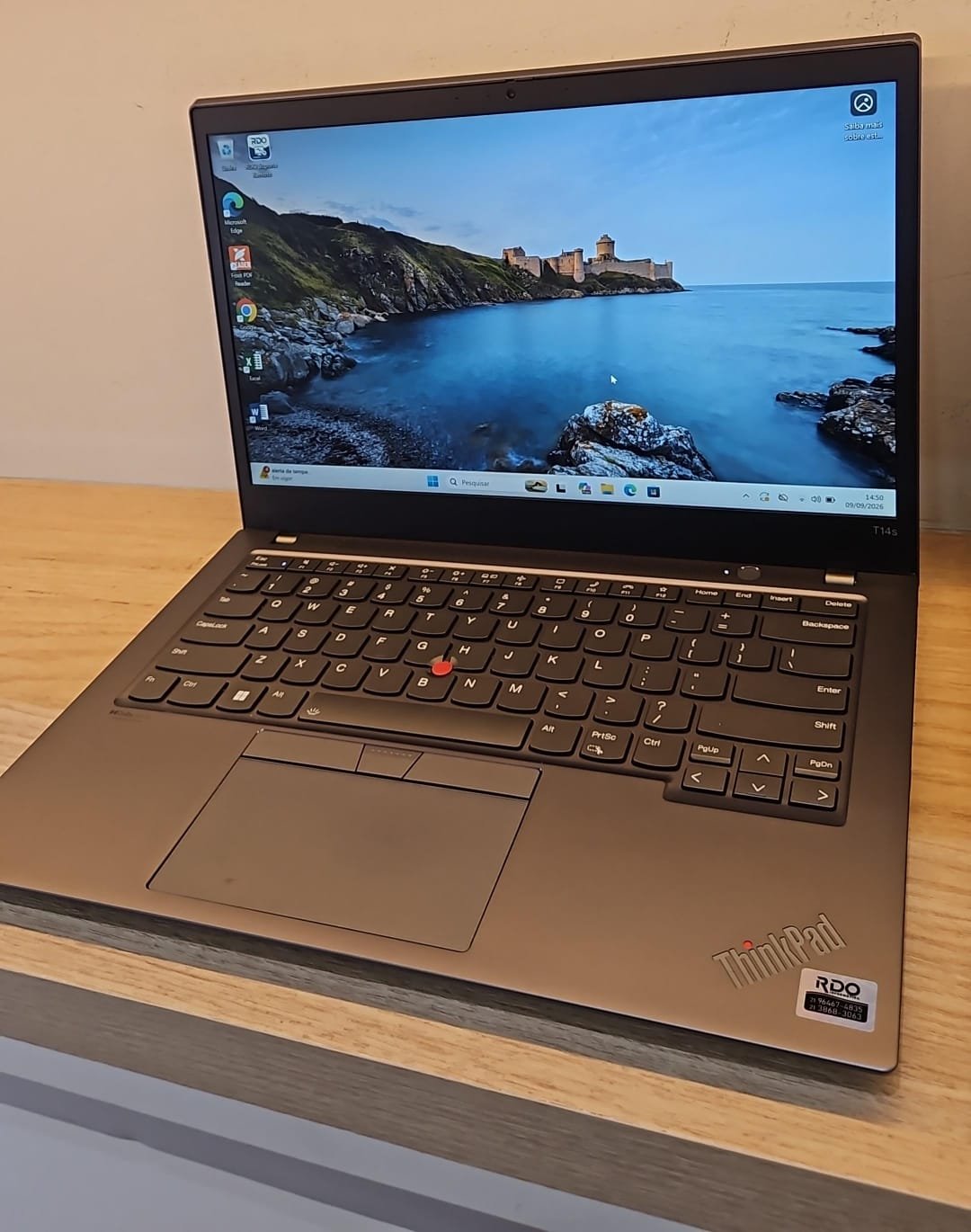 Notebook Lenovo ThinkPad T14S (I5 11ª - 08GB RAM - SSD 256GB)