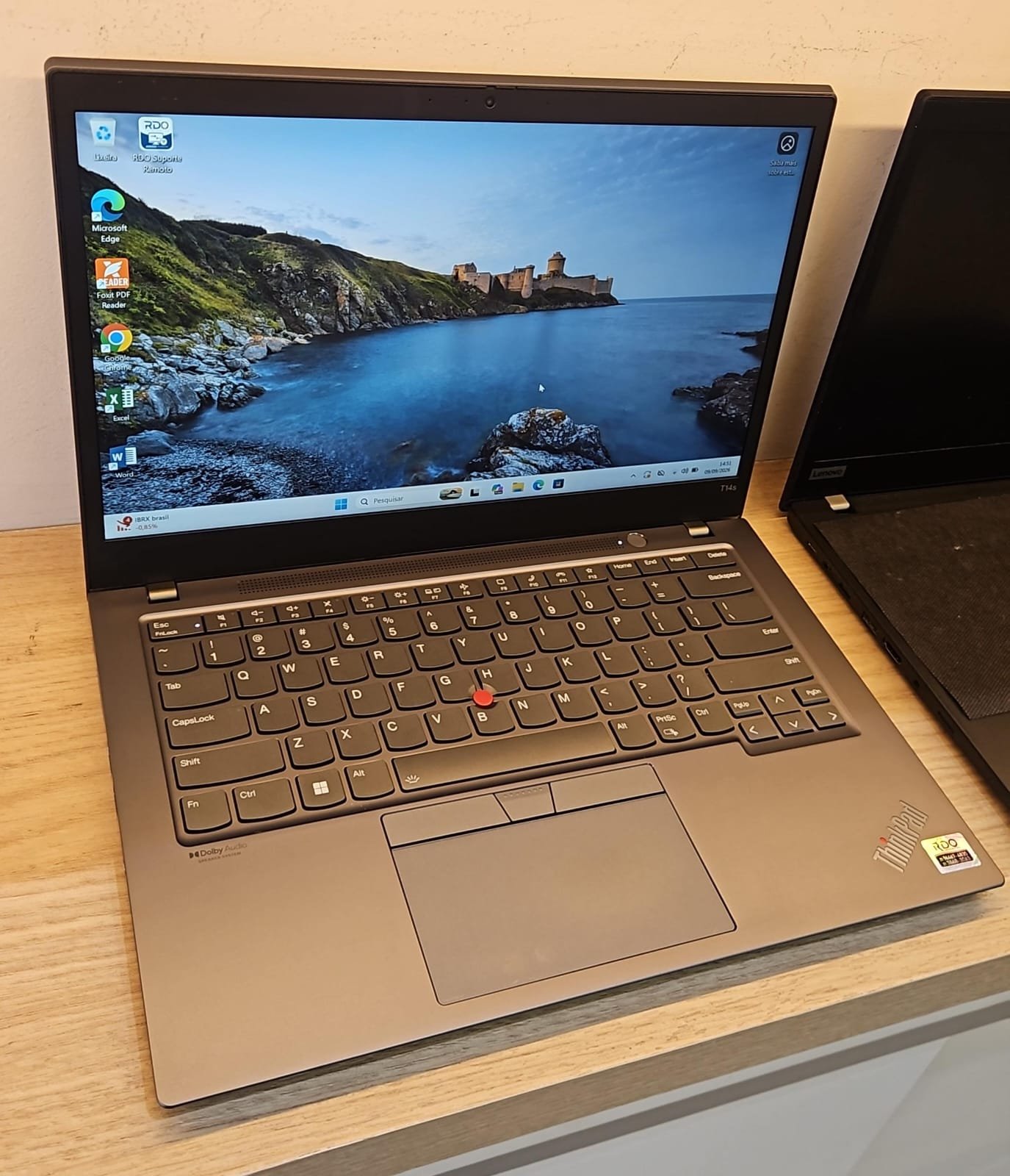 Notebook Lenovo ThinkPad T14S (I5 11ª - 08GB RAM - SSD 256GB)