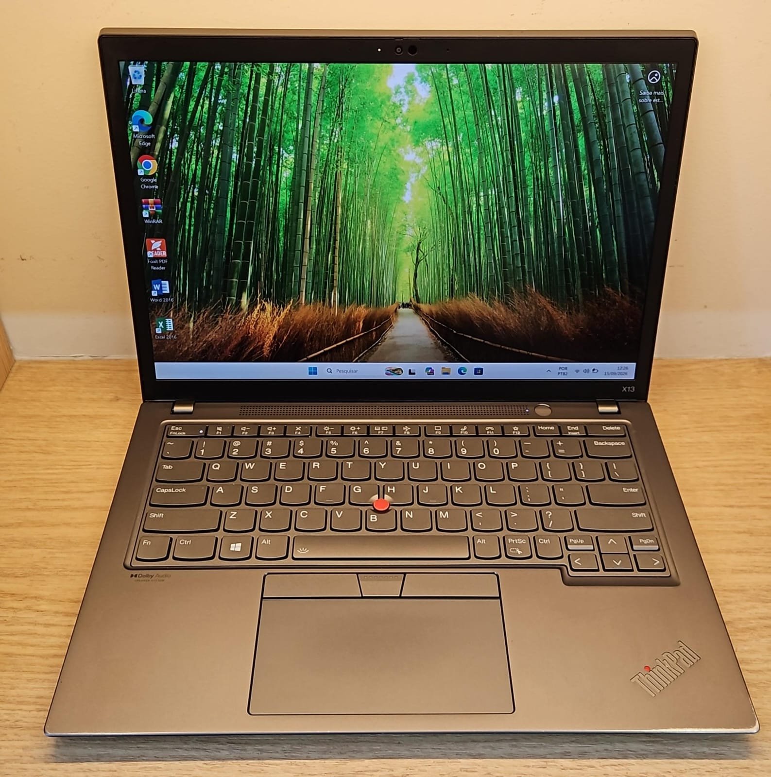 Notebook ThinkPad Lenovo X13 (I5 11ª - 16B RAM DDR4 - SSD 256GB)