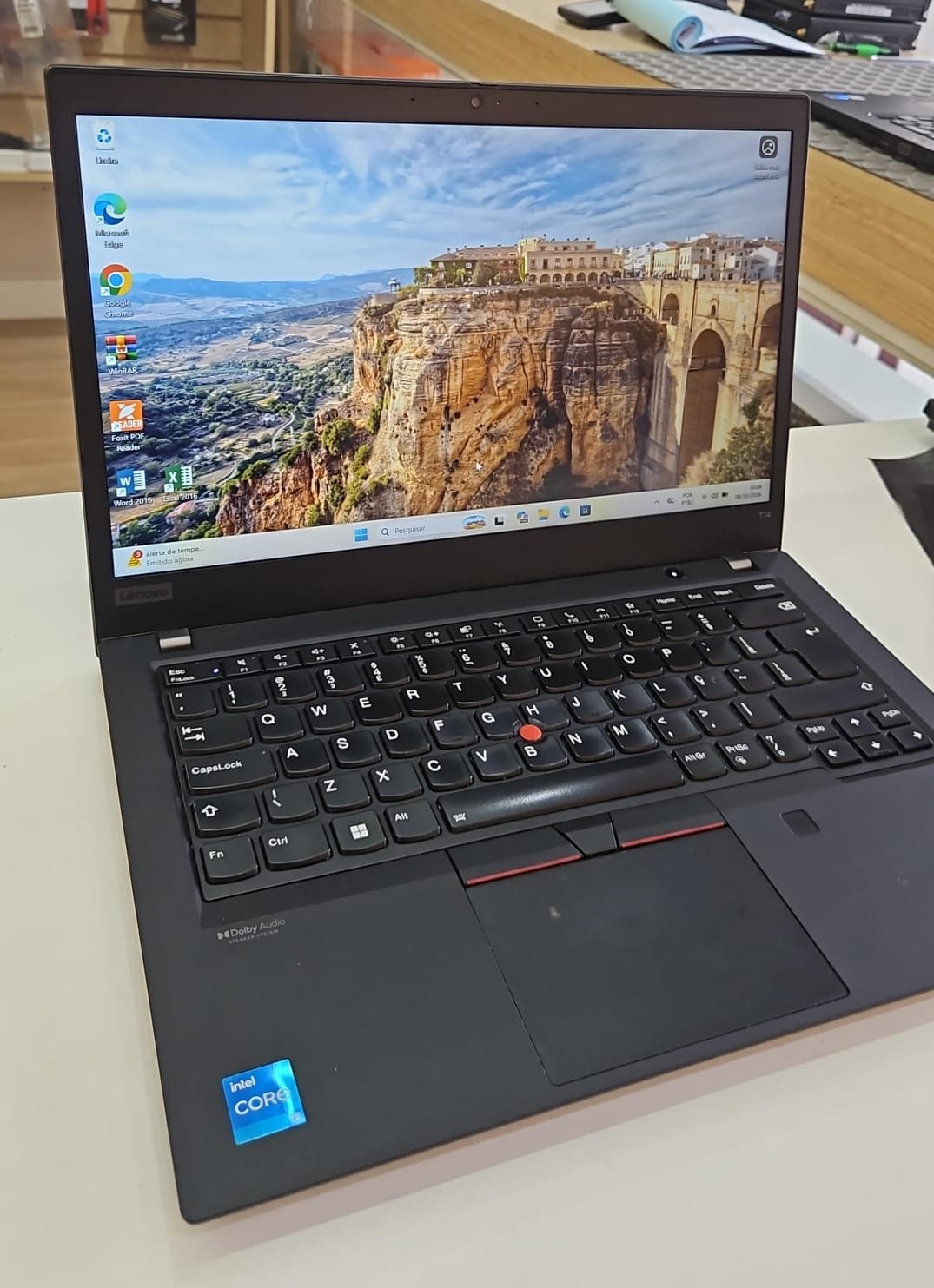 Notebook Lenovo ThinkPad T14 (I5 11ª - 16GB RAM DDR4 - SSD 256GB)
