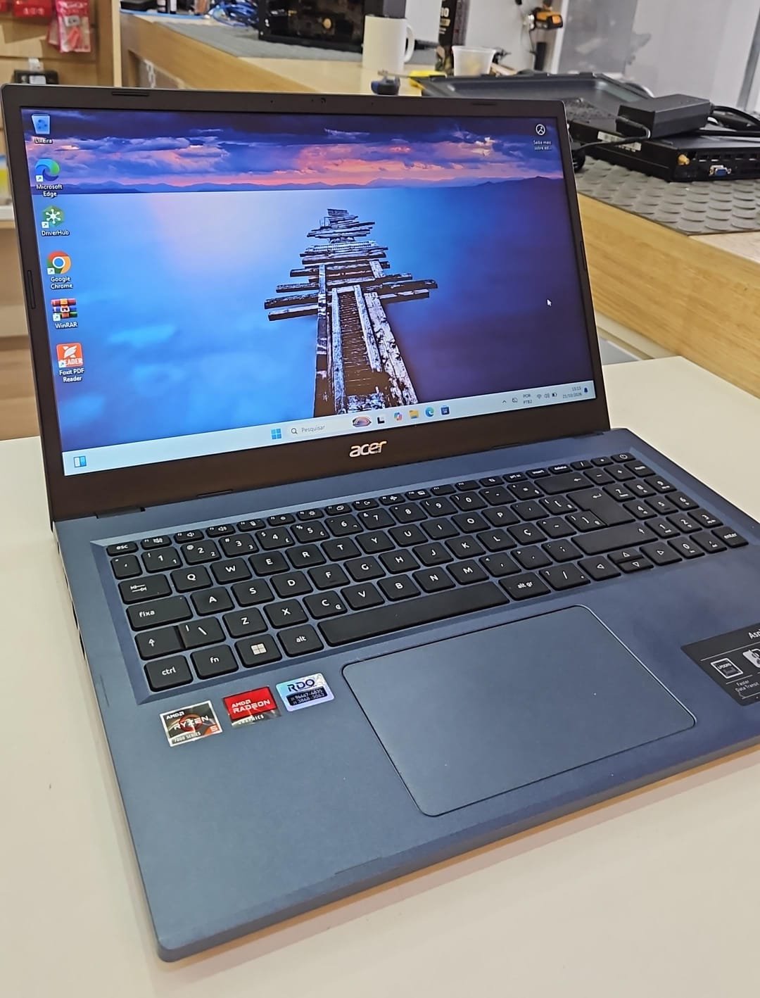 Notebook Acer Aspire 3 15 (AMD RYZEN 5 7520U RADEON - 08GB RAM DDR5 - SSD 500GB)