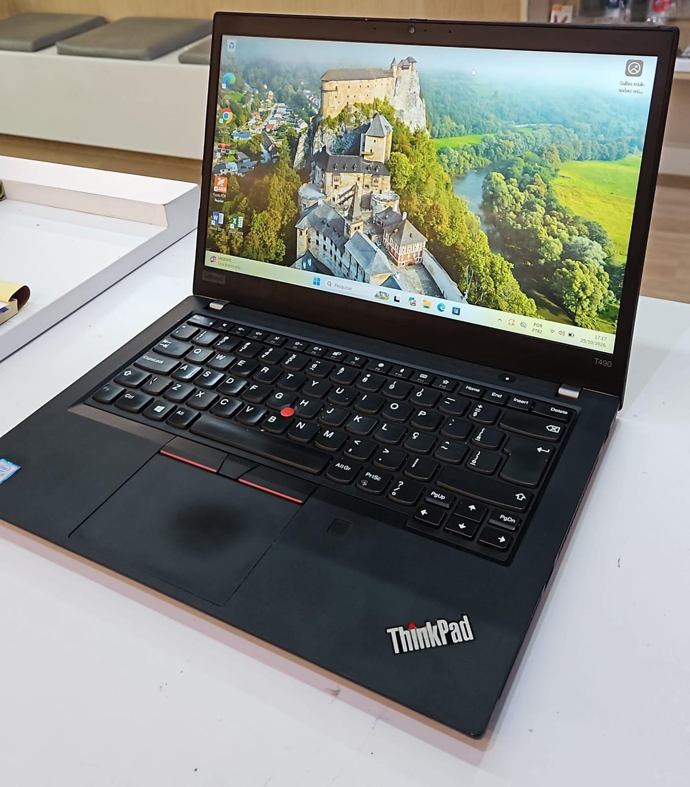Notebook Lenovo T490 (I7 8ª - 08 GB RAM DDR4 - SSD 256 GB)